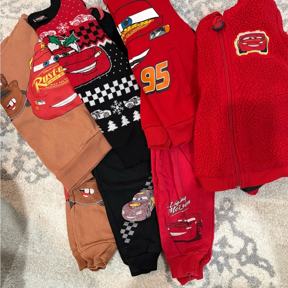 Disney Cars Themed Kids Clothing Set
